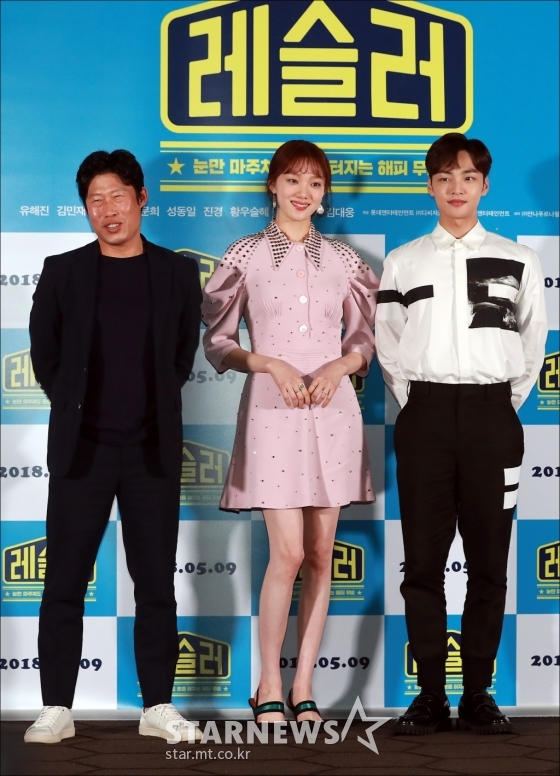 유해진 이성경 김민재 / 사진=임성균 기자