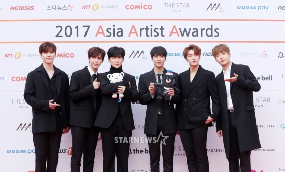 지난해 AAA 시상식에 참석한 그룹 스누퍼 / 사진=스타뉴스