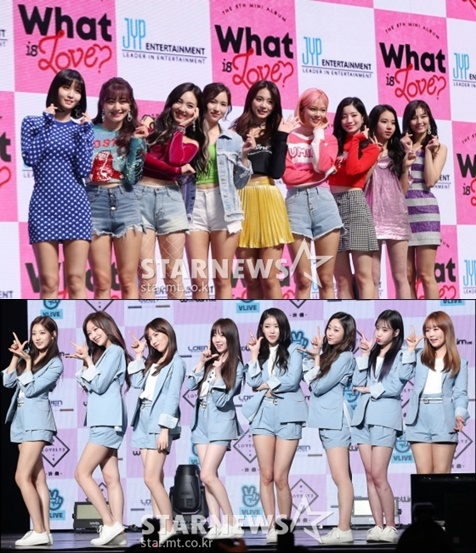걸그룹 트와이스(위)와 러블리즈(아래) / 사진=스타뉴스