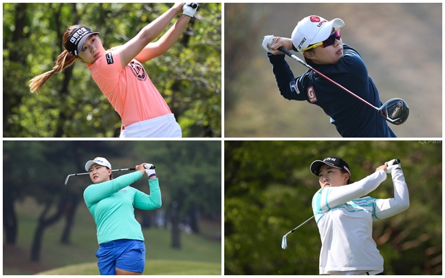 이정은6, 김효주, 김해림, 이미림(왼쪽 위부터 시계방향) / 사진출처=KLPGA
