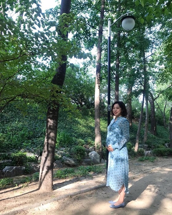 배우 이미도가 임신 소식을 알렸다/사진=이미도 인스타그램