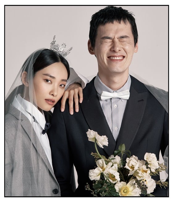 곽지영(왼쪽)과 김원중이 결혼한다/사진제공=엘르브라이드