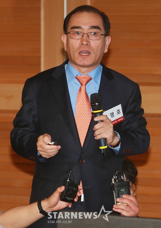 태영호 국가안보전략연구원 자문연구위원(전 영국주재 북한공사)/사진=머니투데이