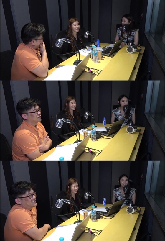 인라인롤러 국가대표 장수지 선수(가운데)/사진=네이버스포츠 '라디오 A's' 방송화면