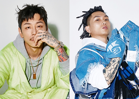 래퍼 빌스택스와 씨잼사진=저스트뮤직 홈페이지 캡처