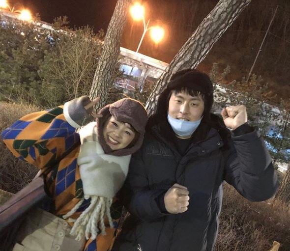 유보화, 기안84/사진=유보화 인스타그램