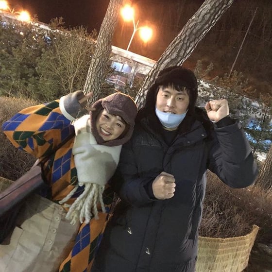 유보화와 기안84/사진=유보화 인스타그램