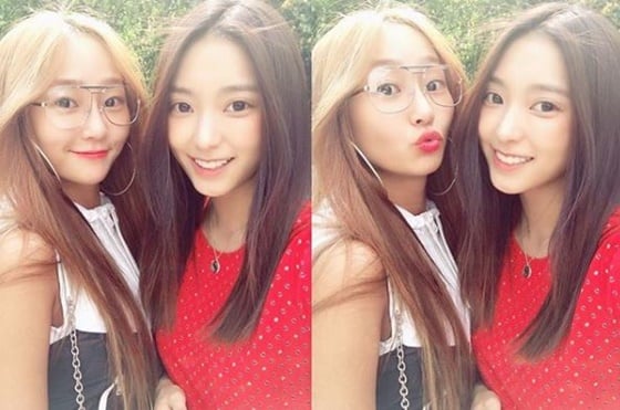 씨스타 출신 효린, 보라/사진=보라 인스타그램