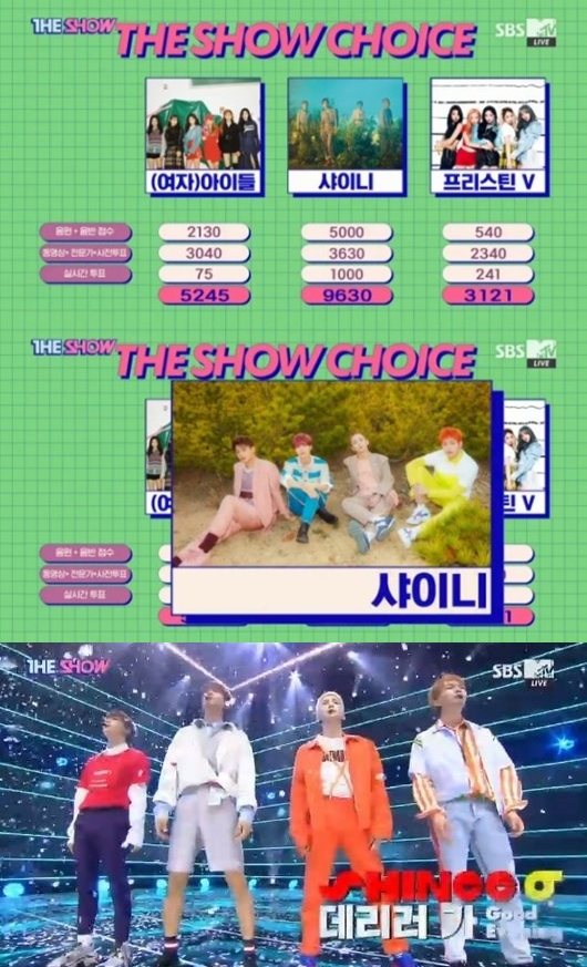 /사진=SBS '더 쇼' 캡쳐