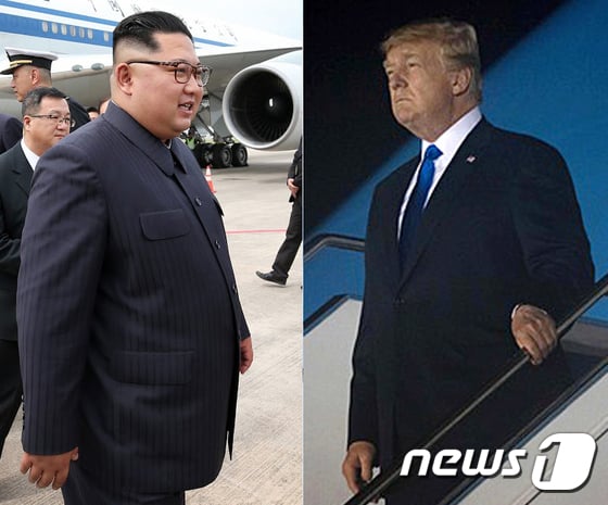 김정은 북한 국무위원장, 도널드 트럼프 미국 대통령. CVID-CVIG '빅딜' 두 정상의 뜻대로 성사될까./사진=뉴스1