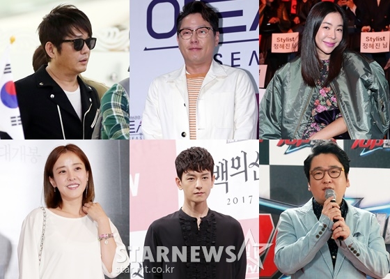 신승훈, 윤종신, 이혜영, 박은혜, 임주환, 윤일상(위쪽부터)/사진=스타뉴스