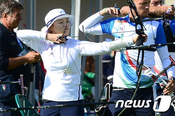 여자 양궁 국가대표 장혜진. /사진=뉴스1