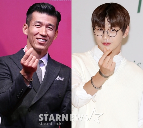 션, 강다니엘/사진=스타뉴스
