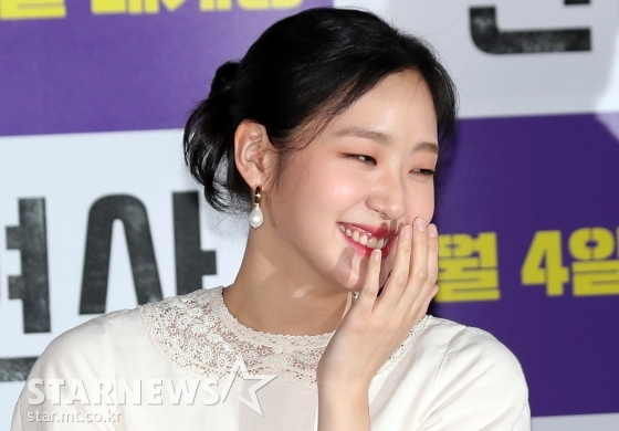 영화 '변산' 언론시사회에 참석한 김고은 / 사진=스타뉴스