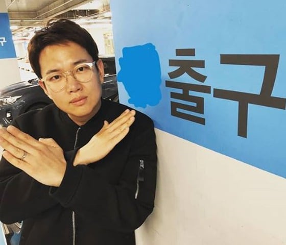 지난 4월 9일 "미안하지만 내 매력에는 출구가 없다"라고 말하며 장성규 JTBC 아나운서가 올린 사진/사진=장성규 인스타그램