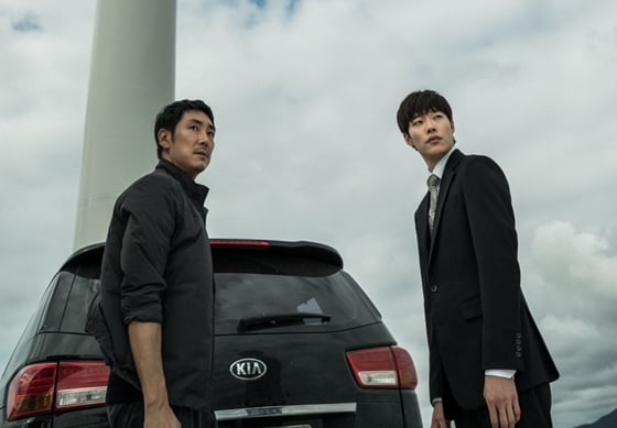 영화 '독전'의 조진웅 류준열 / 사진=스틸컷