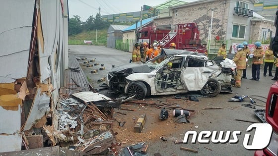 안성 교통사고 현장 모습/사진=뉴스1
