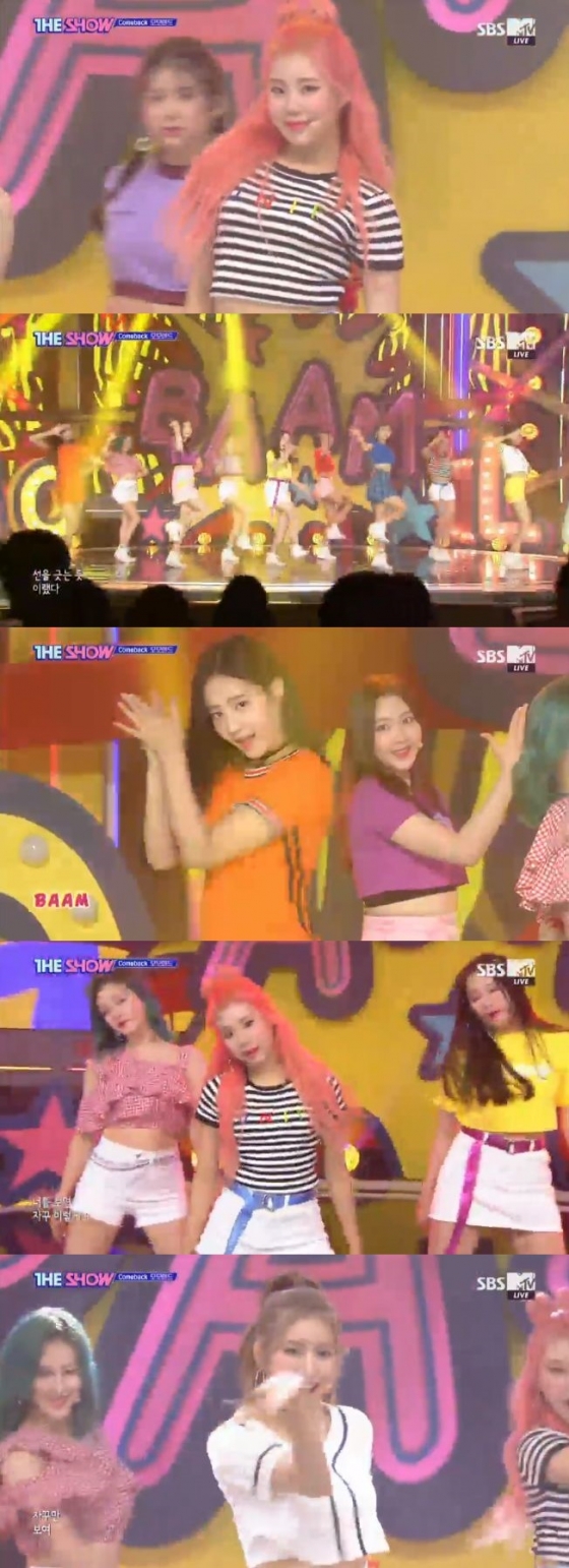 /사진=SBS MTV '더쇼' 방송화면 캡처