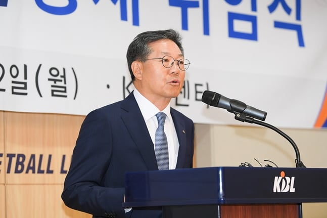 이정대 KBL 신임 총재 /사진=KBL 제공