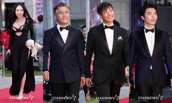 (왼쪽부터) 낸시랭 박호산 강두 김재욱 / 사진=김휘선 기자
