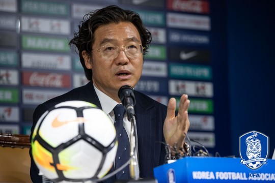 김판곤 국가대표감독 선임위원장 / 사진=대한축구협회