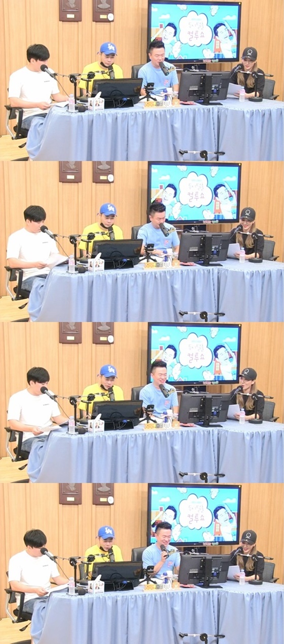 개그맨 정태호, 가수 뮤지, 개그맨 김태균, 래퍼 자이언트 핑크(왼쪽부터) / 사진=SBS 라디오 파워FM '두시탈출 컬투쇼' 보는 라디오 방송화면