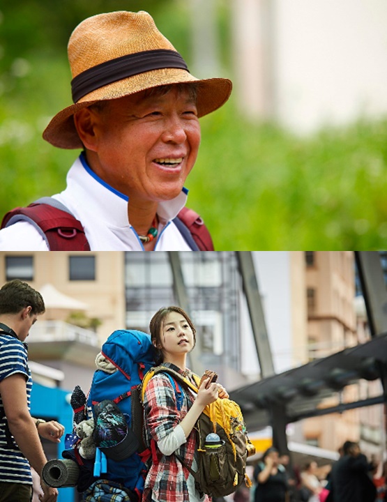 산악인 엄홍길, 배우 안소희/사진=울주세계산악영화제 제공