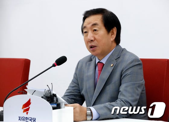 김성태 자유한국당 원내대표. / 사진=뉴스1