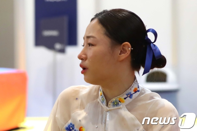 갑작스러운 부상으로 출전조차 하지 못한 우슈 대표팀 서희주. /사진=뉴스1