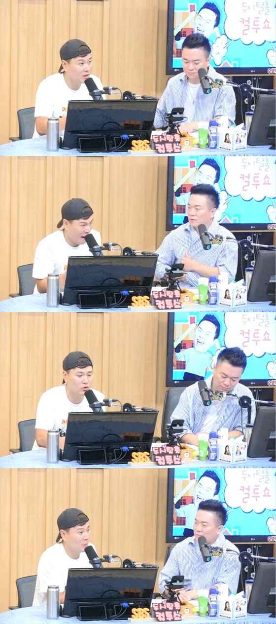개그맨 변기수(왼쪽)와 김태균 /사진=SBS 라디오 파워FM '두시탈출 컬투쇼' 보는 라디오 방송화면 캡처