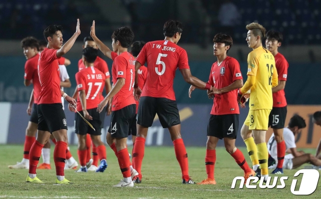 남자 축구 대표팀./사진=뉴스1
