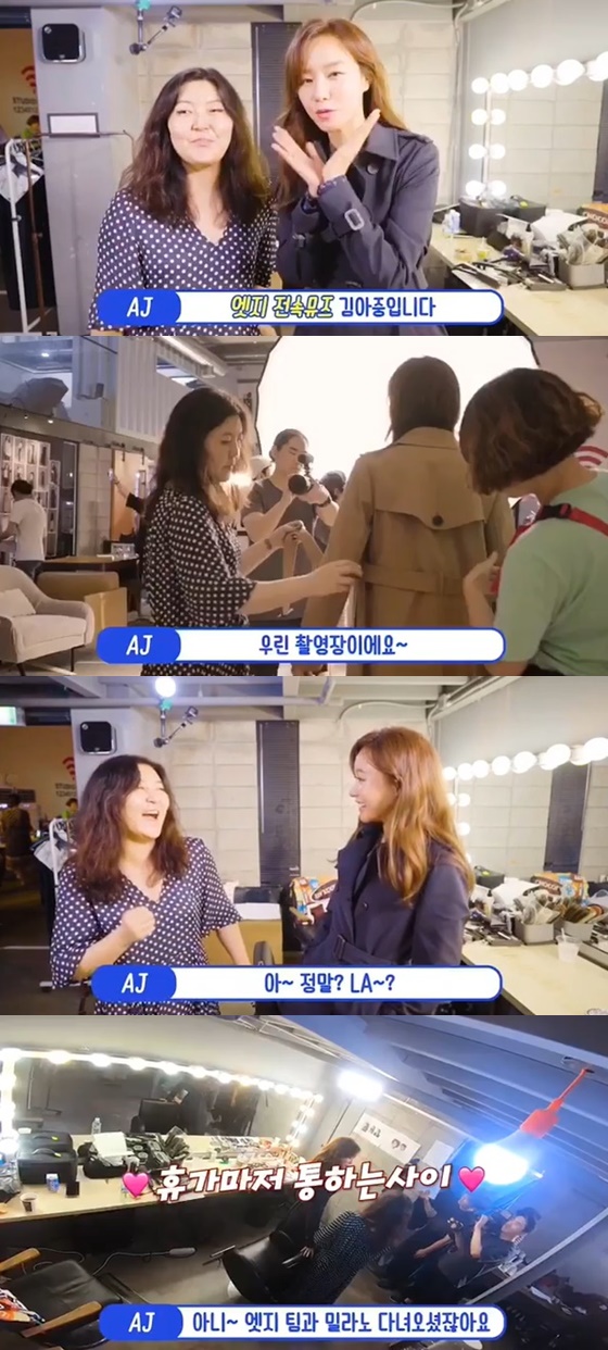 배우 김아중(오른쪽)과 스타일리스트 한혜연 /사진=한혜연 인스타그램