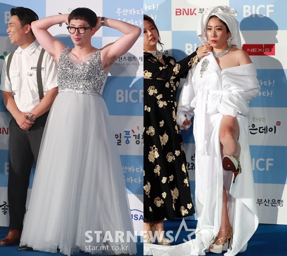 이창호(사진 왼쪽), 김영희/사진=임성균 기자