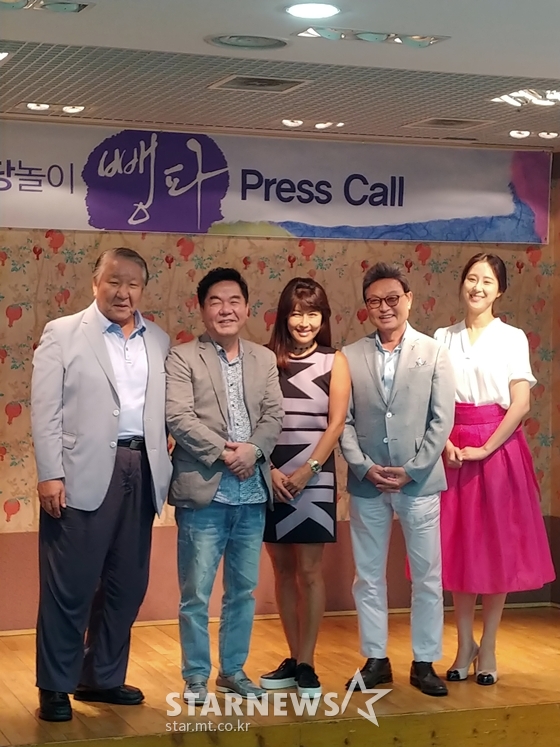 마당놀이 '뺑파'의 김진태, 심형래, 방미, 최주봉, 김유나 / 사진=스타뉴스