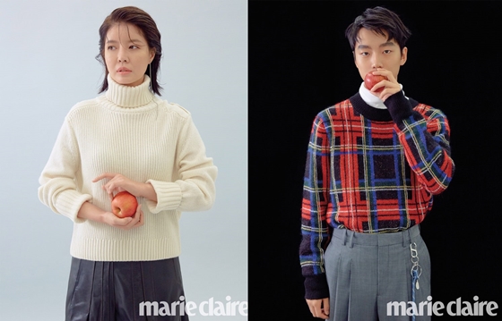 김여진과 성유빈 / 사진제공=마리끌레르