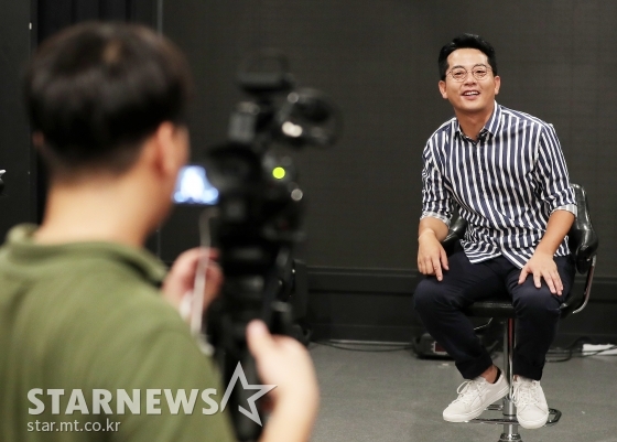 제6회 부산국제코미디페스티벌 집행위원장을 맡고 있는 개그맨 김준호/사진=김창현 기자