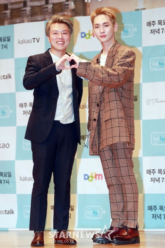 김동욱PD(왼쪽)와 키 /사진=임성균 기자