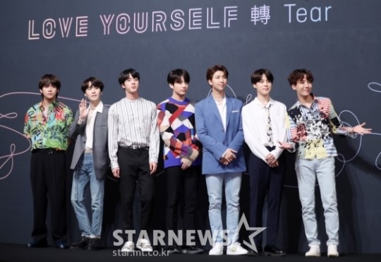 방탄소년단. / 사진=스타뉴스(김휘선 기자)