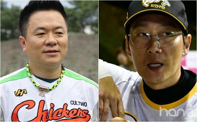 왼쪽부터 개그맨 김태균, 이휘재 /사진=한스타미디어 제공