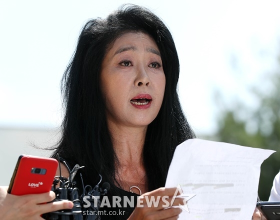 배우 김부선 /사진=홍봉진 기자