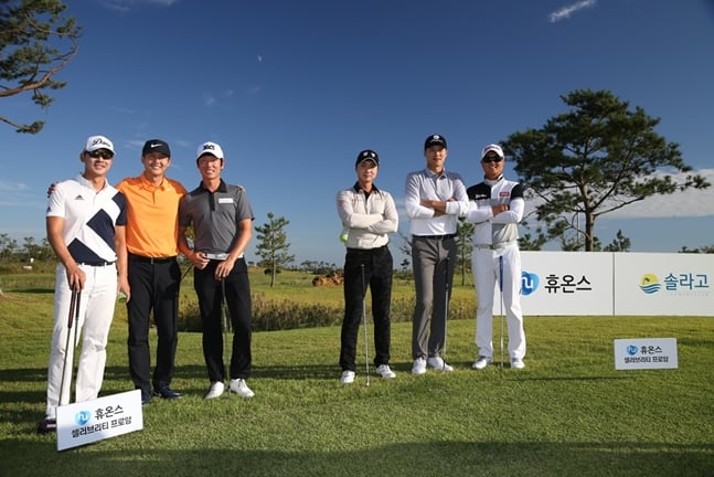 홍순상, 이정진, 김태훈, 이정진, 우지원, 허인회(왼쪽부터)./사진=KPGA