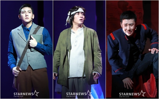 '신흥무관학교'의 지창욱, 강하늘, 성규 / 사진=임성균 기자