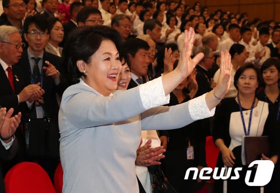 김정숙 여사가 유엔 총회서 연설한 그룹 방탄소년단을 칭찬했다. /사진=뉴스1