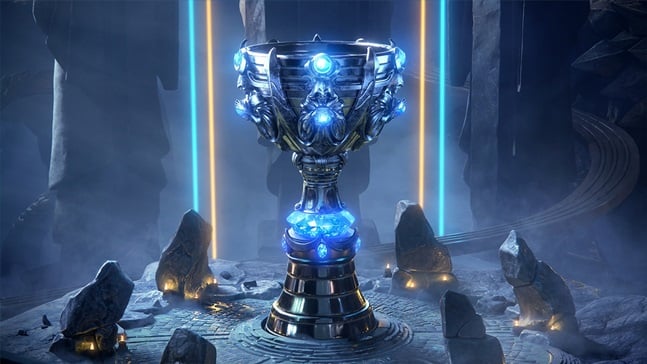 2018 LoL 월드 챔피언십 컵 이미지. /사진=라이엇 게임즈 제공