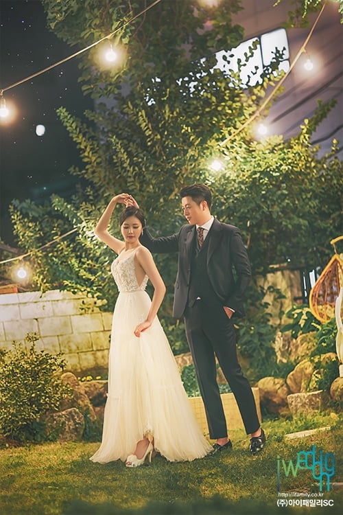 유상무 김연지 웨딩화보/사진제공=라망스튜디오