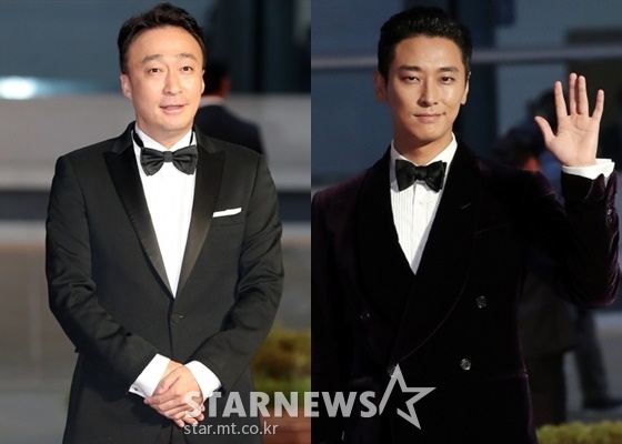 '공작'으로 수상한 이성민과 주지훈 / 사진=김창현 기자