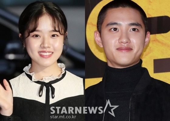 남녀 인기스타상을 받은 김향기 도경수 / 사진=스타뉴스