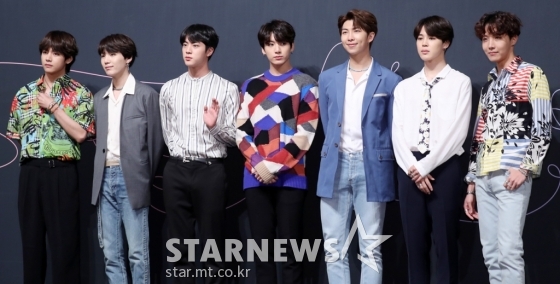 방탄소년단. / 사진(김휘선 기자)
