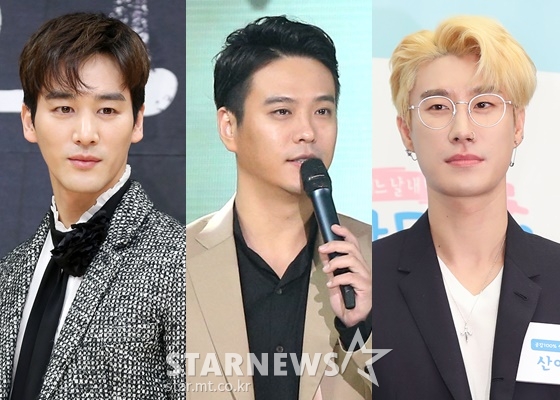 '강서구 PC방 살인 사건' 국민청원 동의 및 참여를 권유한 배우 오창석, 그룹 SG워너비 멤버 김용준, 래퍼 산이(왼쪽부터) /사진=스타뉴스