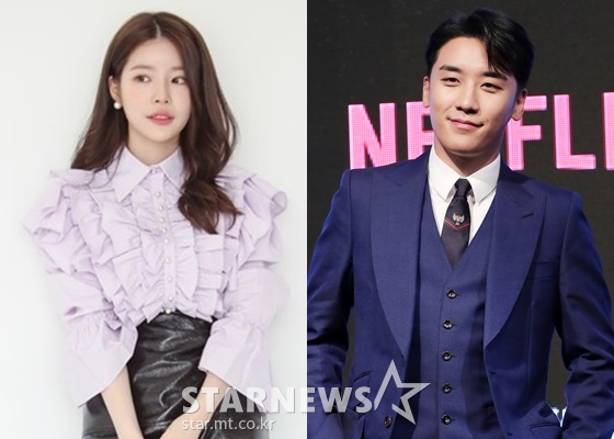배우 유혜원(왼쪽), 그룹 빅뱅 멤버 승리 /사진=샛별당 엔터테인먼트, 스타뉴스